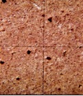 Bild 13:29. Måttlig nedbrytning. Skikt typiskt (140-170) µm och ytan känns mjuk, Kan ofta vara lämplig övermålas.